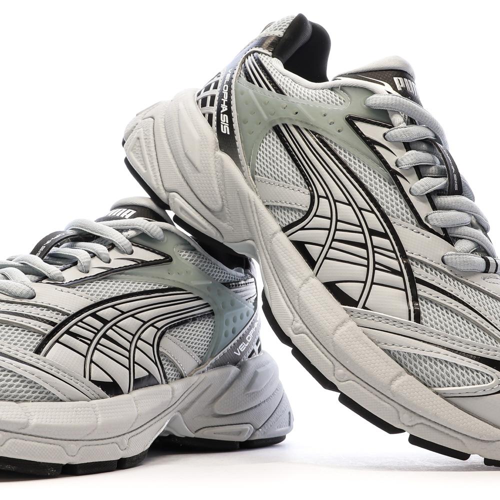 Baskets Gris/Bleu Femme Puma Velophasis Always On vue 7