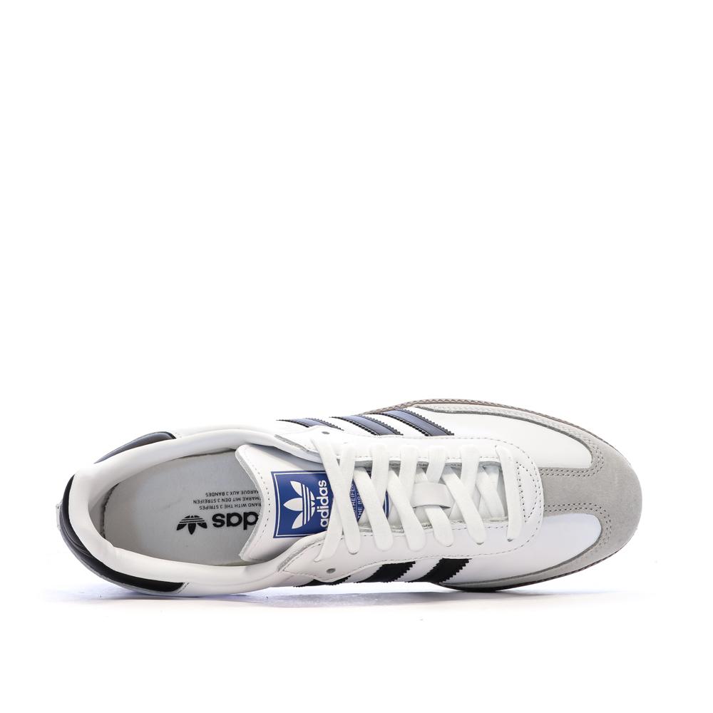 Weiß-schwarze Samba-Sneaker für Herren von Adidas Ansicht 4