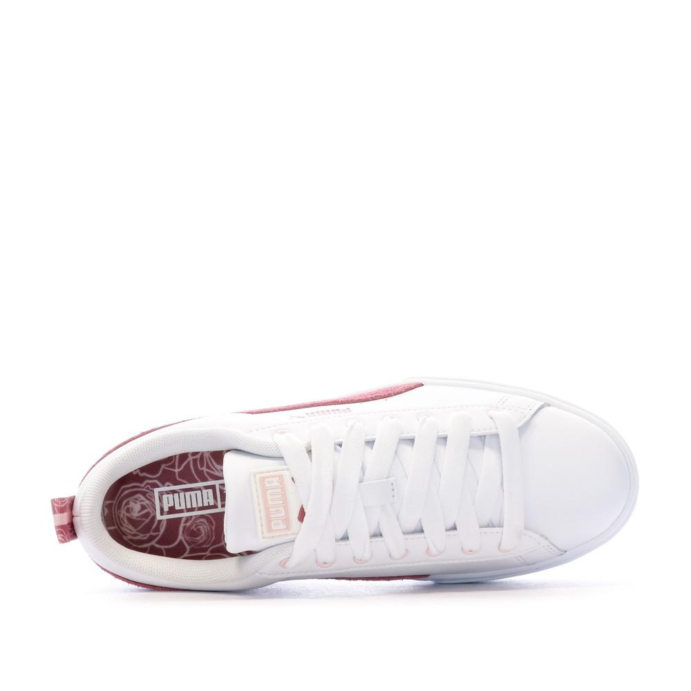 Baskets à Plateformes Blanches Femme Puma Mayze vue 4