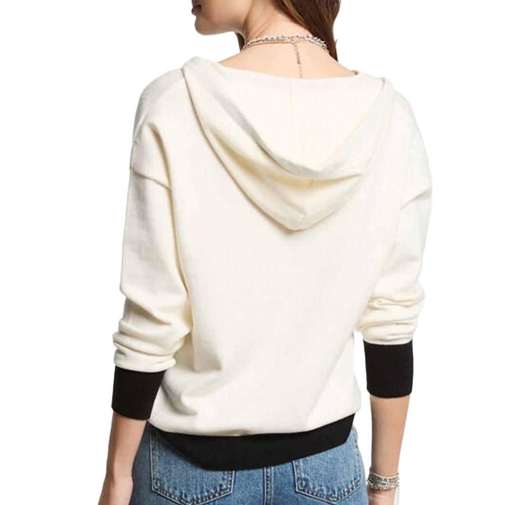 Pull Blanc/Noir Femme Morgan MARTINE vue 2