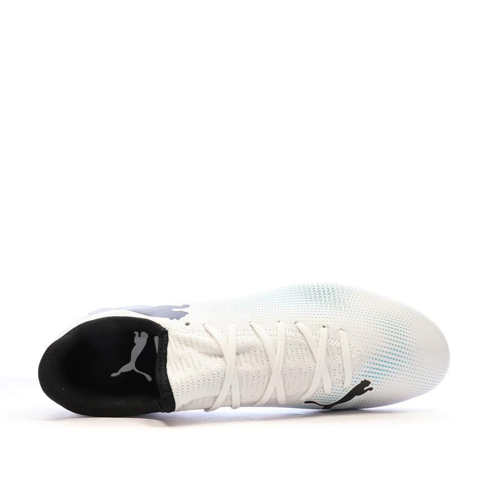 Chaussures de Football Blanc/Bleu Homme Puma Future 7 Play Fg/ag vue 4