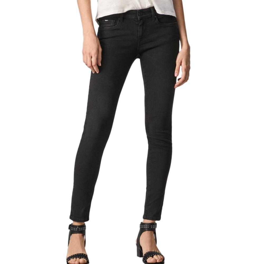 Jean Skinny Noir Femme Pepe jeans Sohos pas cher