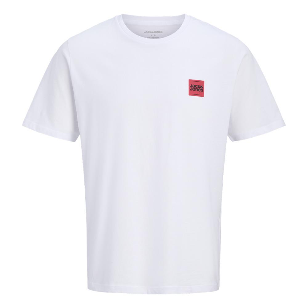 T-Shirt Blanc Homme Jack & Jones Brandy pas cher