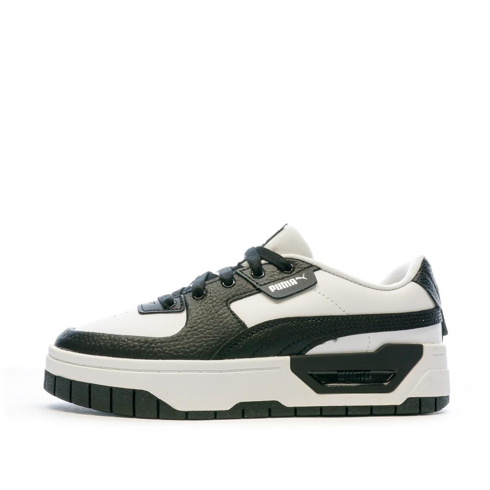 Baskets Blanches/Noires/Grises Garçon Puma Cali Dream pas cher