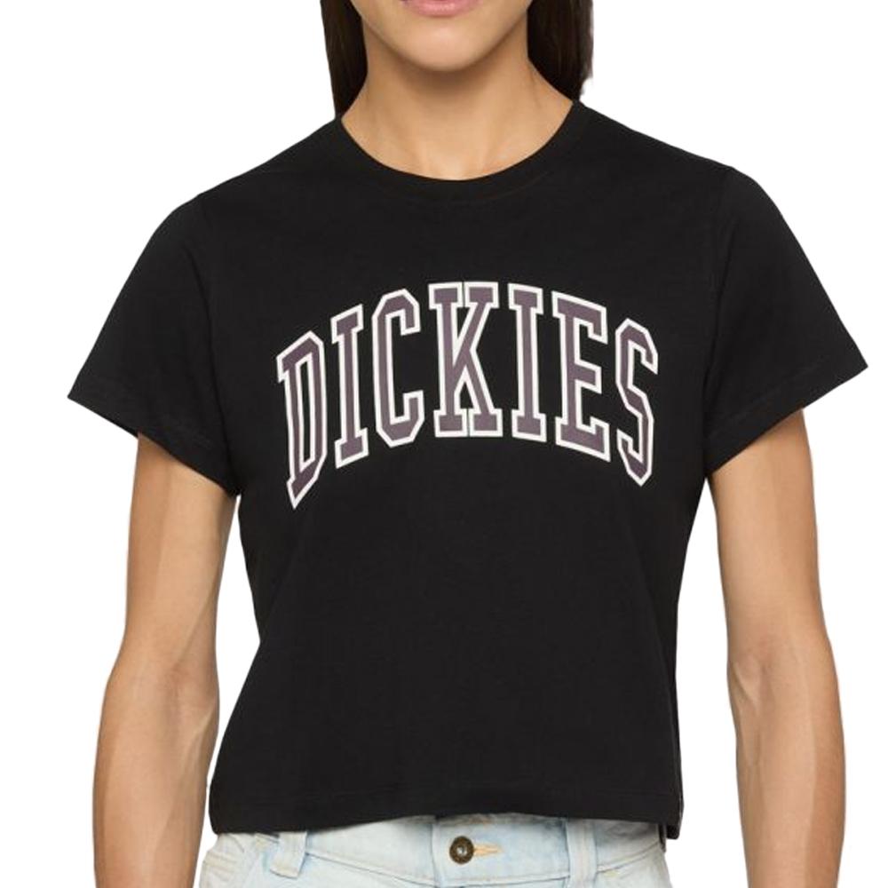 Camiseta Dickies Aitkin Negra Mujer barato