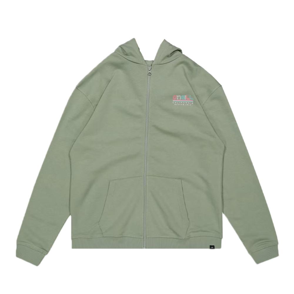 Sweat à Capuche Vert Fille O'Neill All Year pas cher