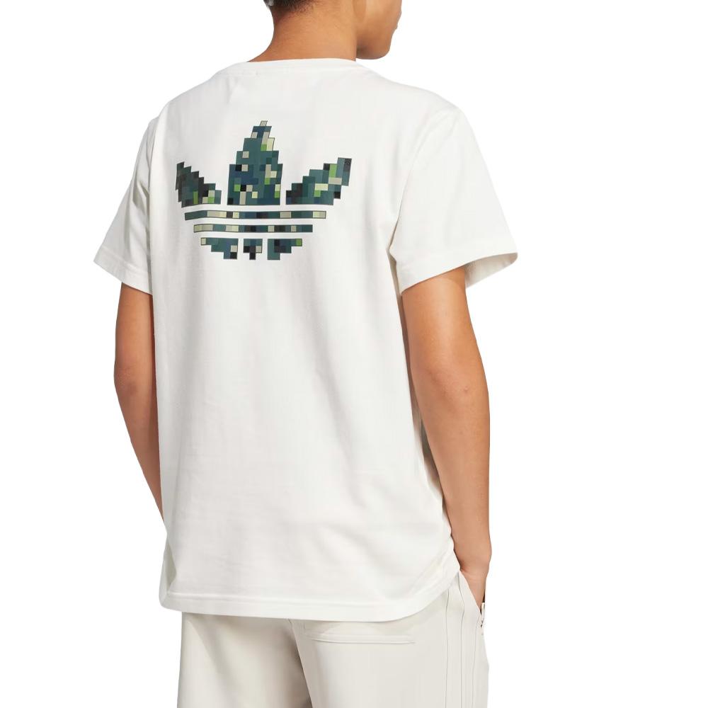 Girl's Ecru Adidas Gfx x Minecraft T-shirt Photo of the Espace des Marques %store% store - view of %key%