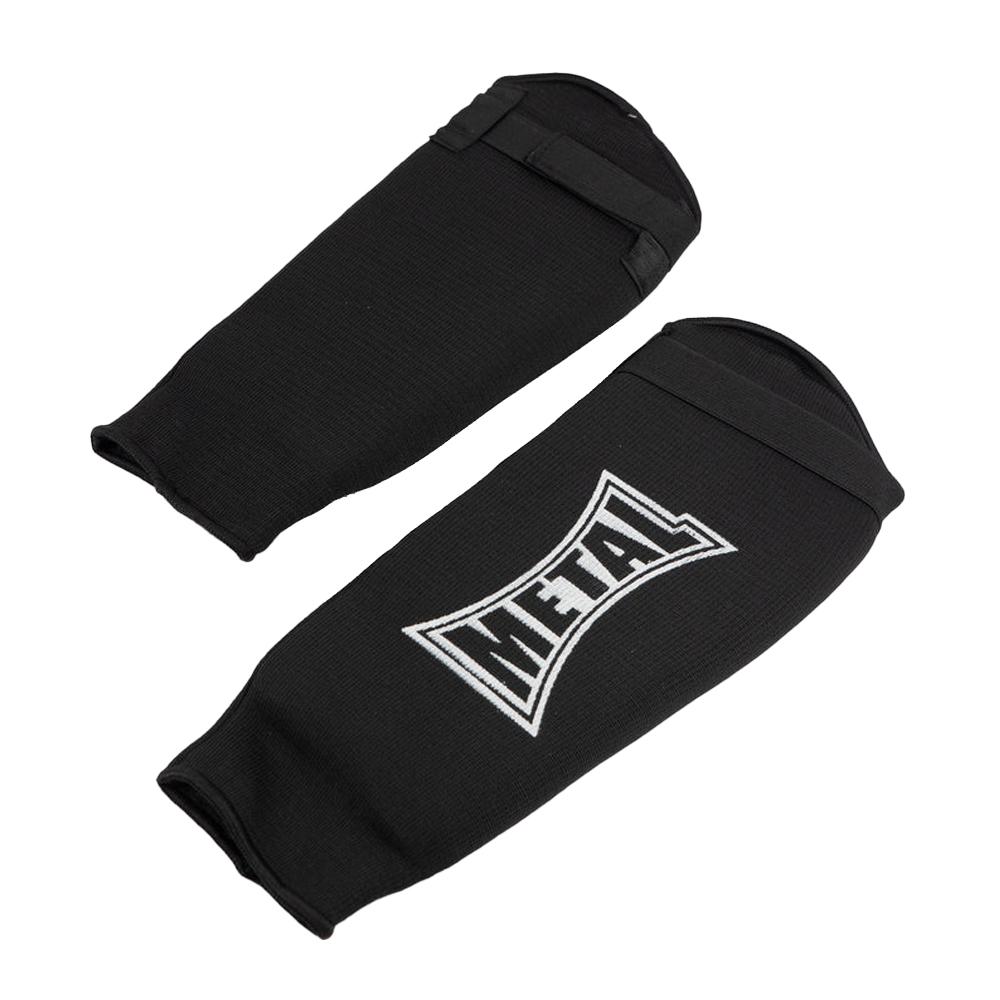 PROTEGE TIBIA Noir Homme Metal Boxe Elast vue 2