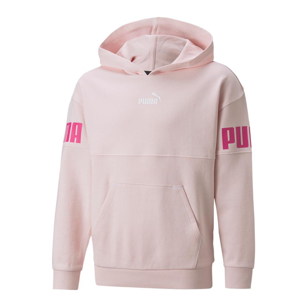 Sweat a capuche Rose Fille Puma Power
