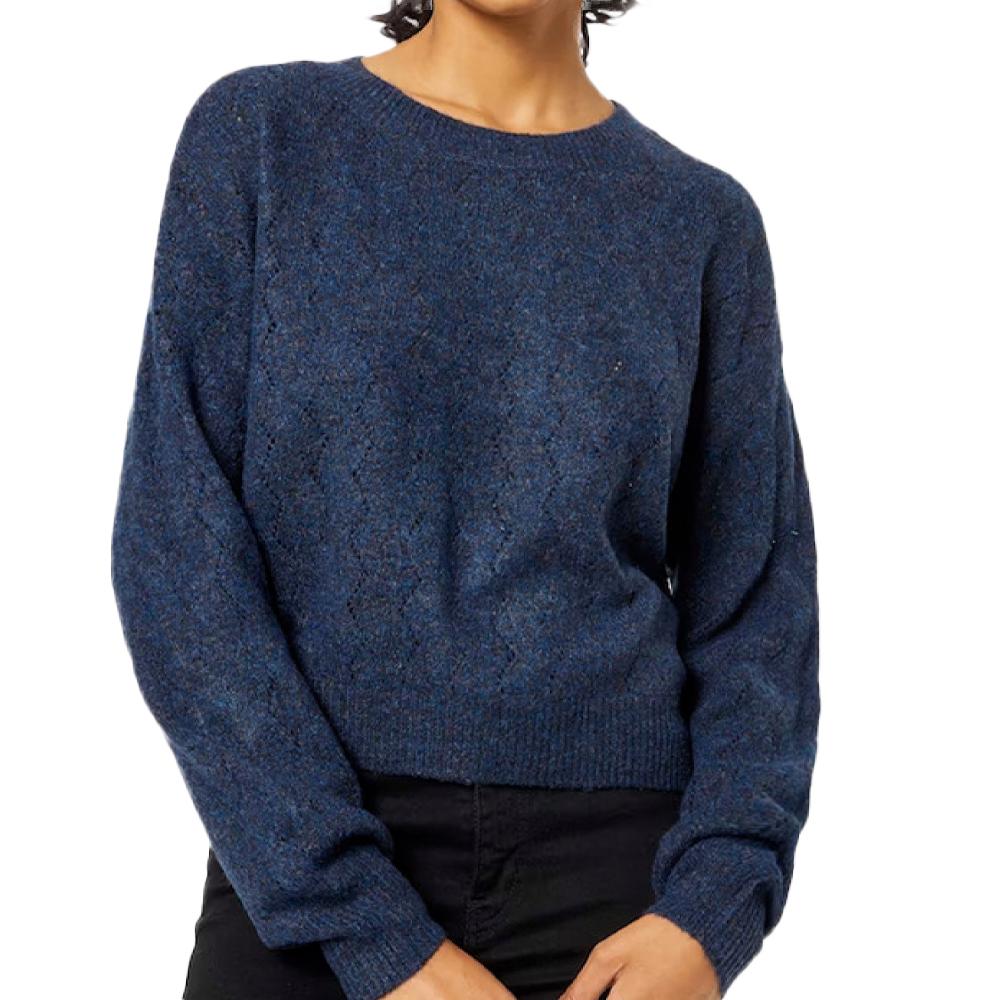 Pull Marine Femme Vero Moda Yen pas cher