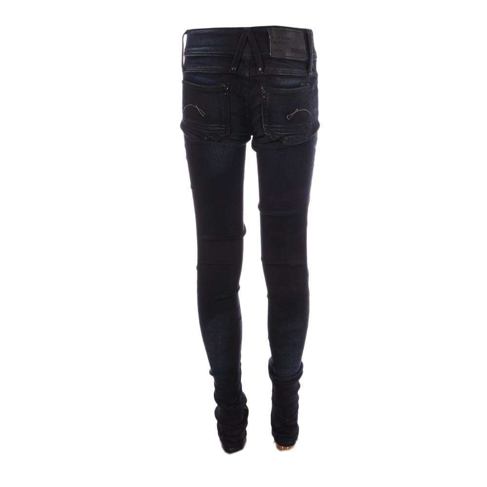 Jean Slim Noir Femme G-Star 60367 vue 2