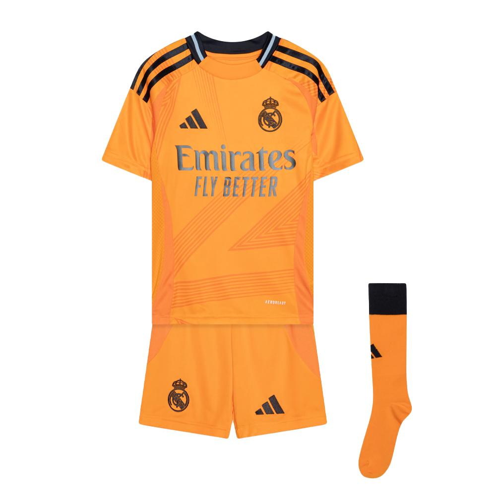 Ensemble Real Madrid Tenue Extérieur Junior Adidas 24/25 pas cher