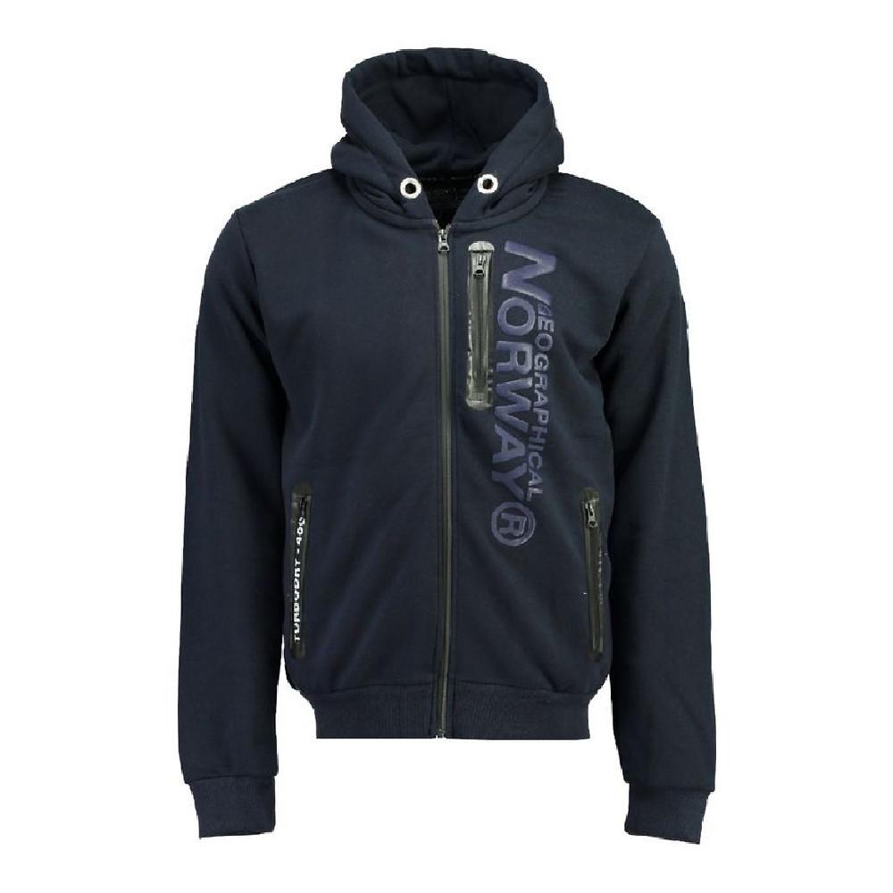 Sweat à capuche Marine Garçon Geographical Norway Fascarade pas cher