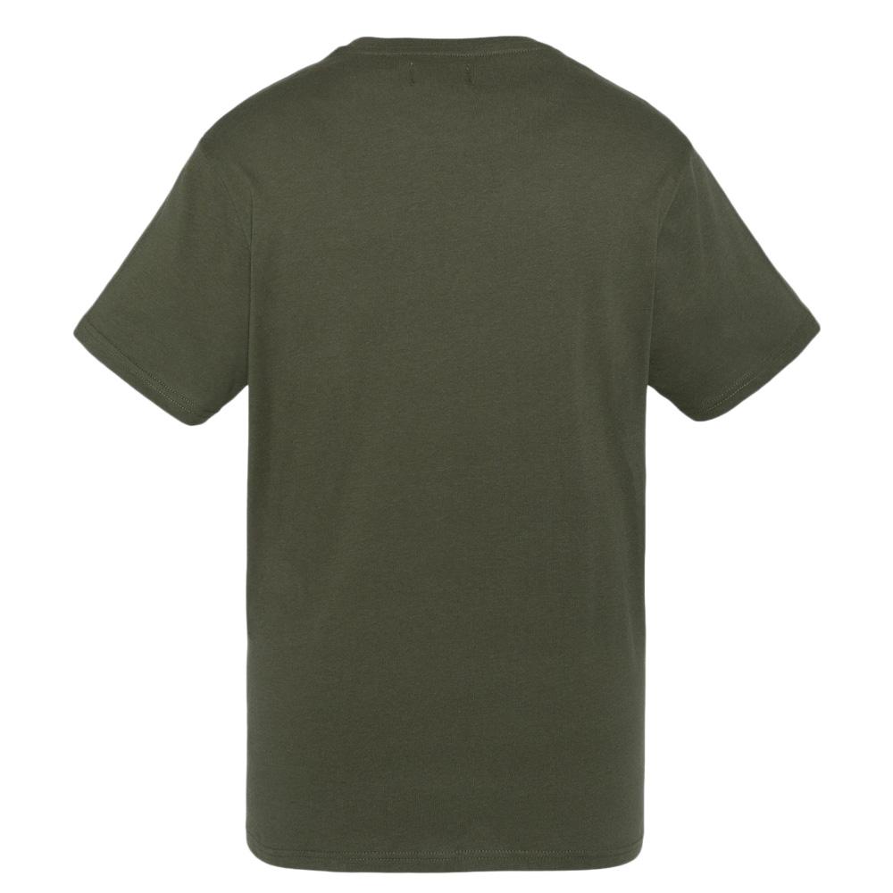 T-shirt Kaki Homme Schott Brode vue 2