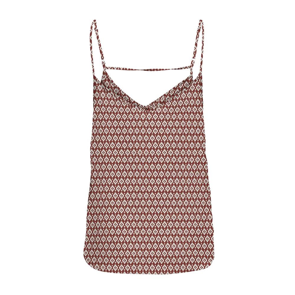 Débardeur Rouge imprimé Femme Only Nova Lux vue 2