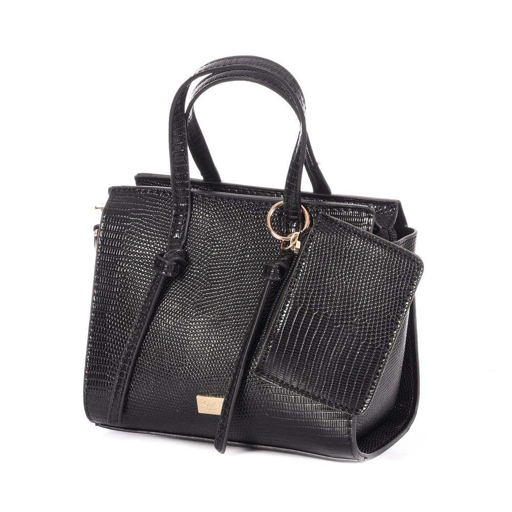 Sac à Bandoulière Noir Femme Rodier OTTAVIA vue 2