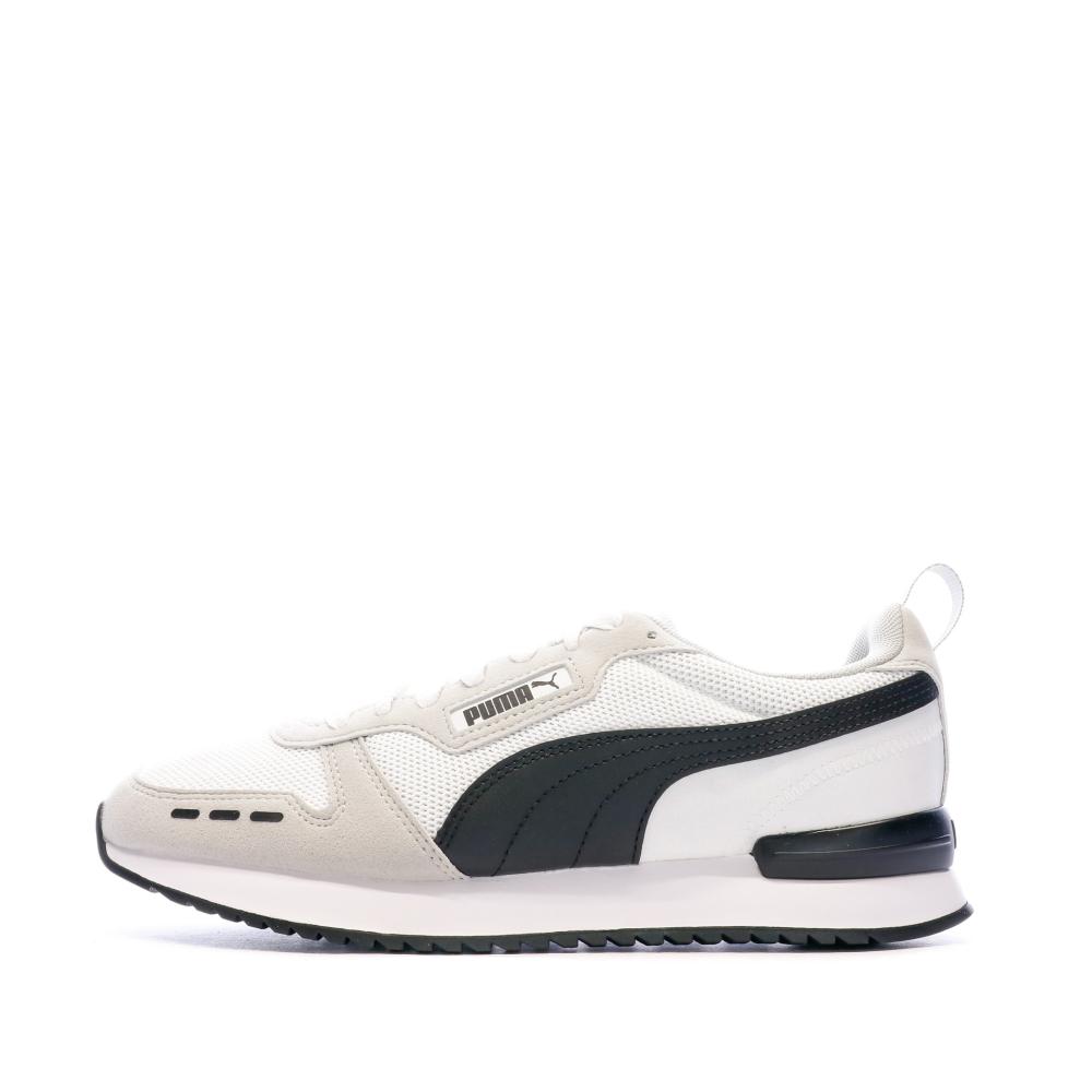 Baskets Blanches/Noir Homme Puma R78 pas cher