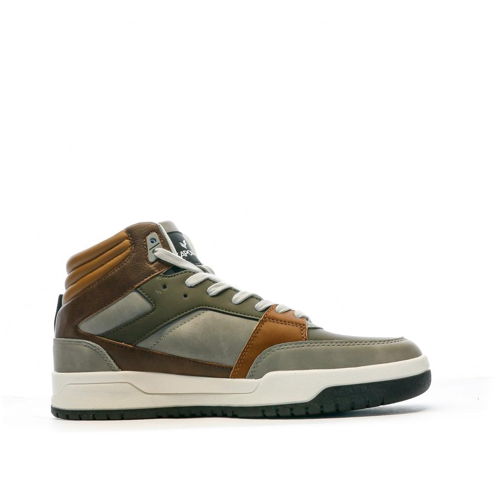 Baskets Gris/Marron Homme Kaporal Badhigh vue 2