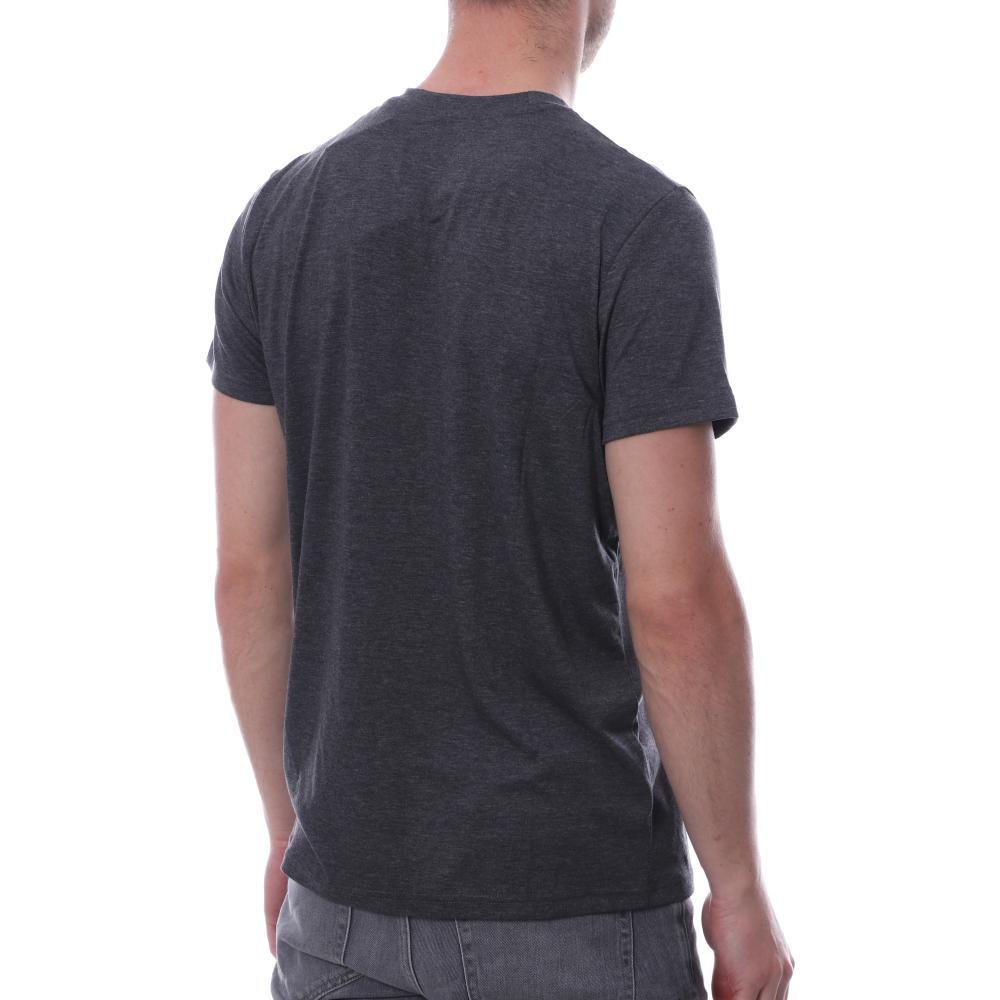 T-shirt gris homme Hungaria Basic Corporate vue 2