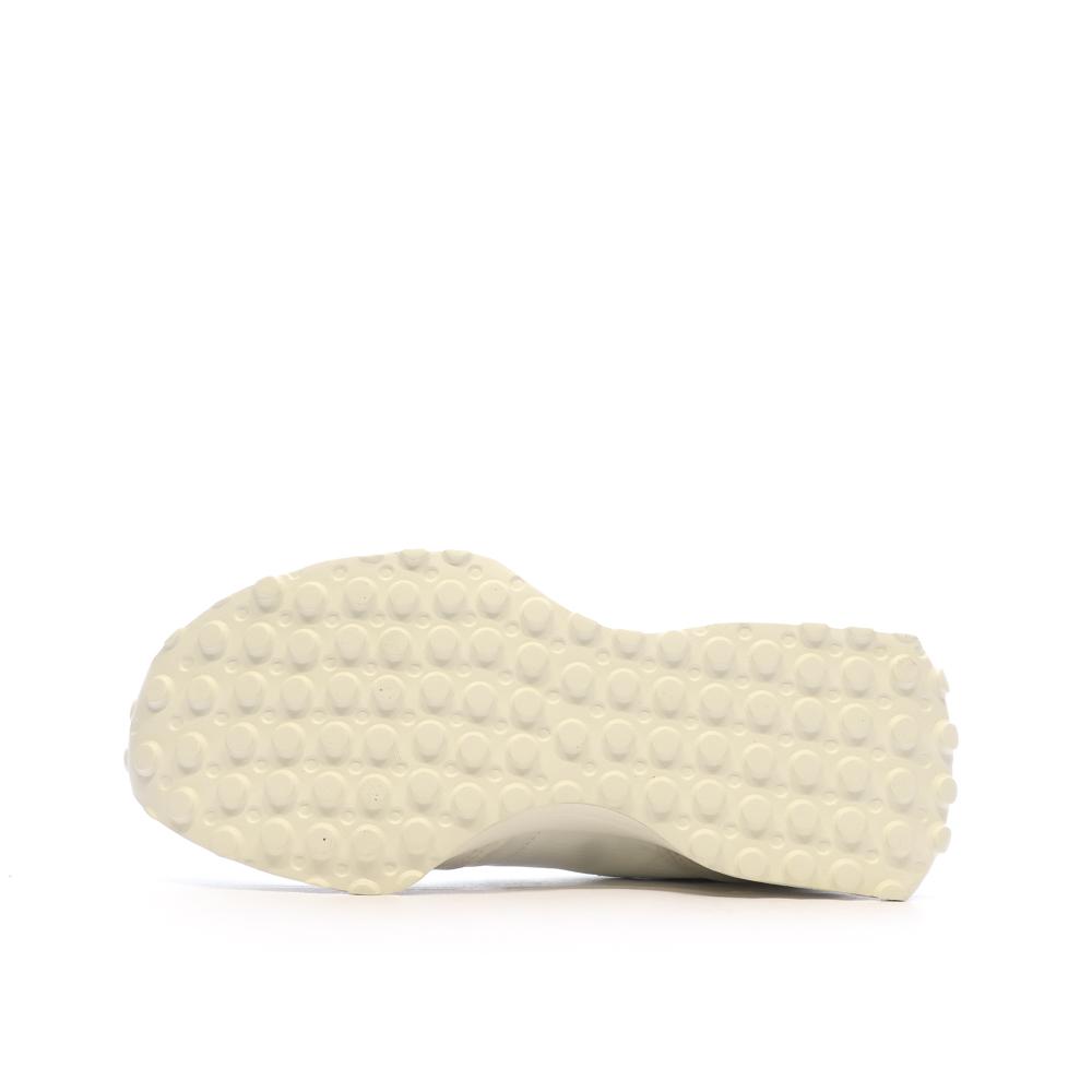 New Balance 327 Baskets Blanches/Beiges Femme GS327MI vue 5