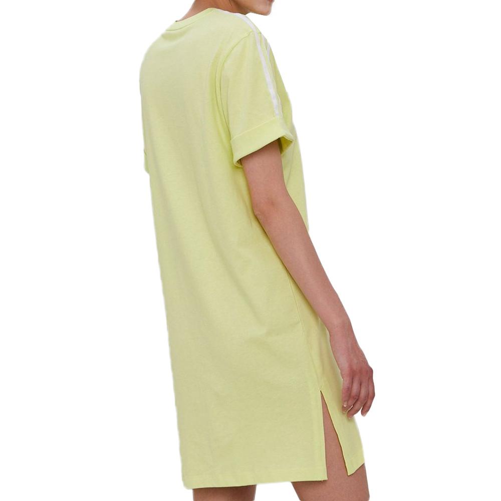 Robe Jaune Femme Adidas Tee Dress vue 2