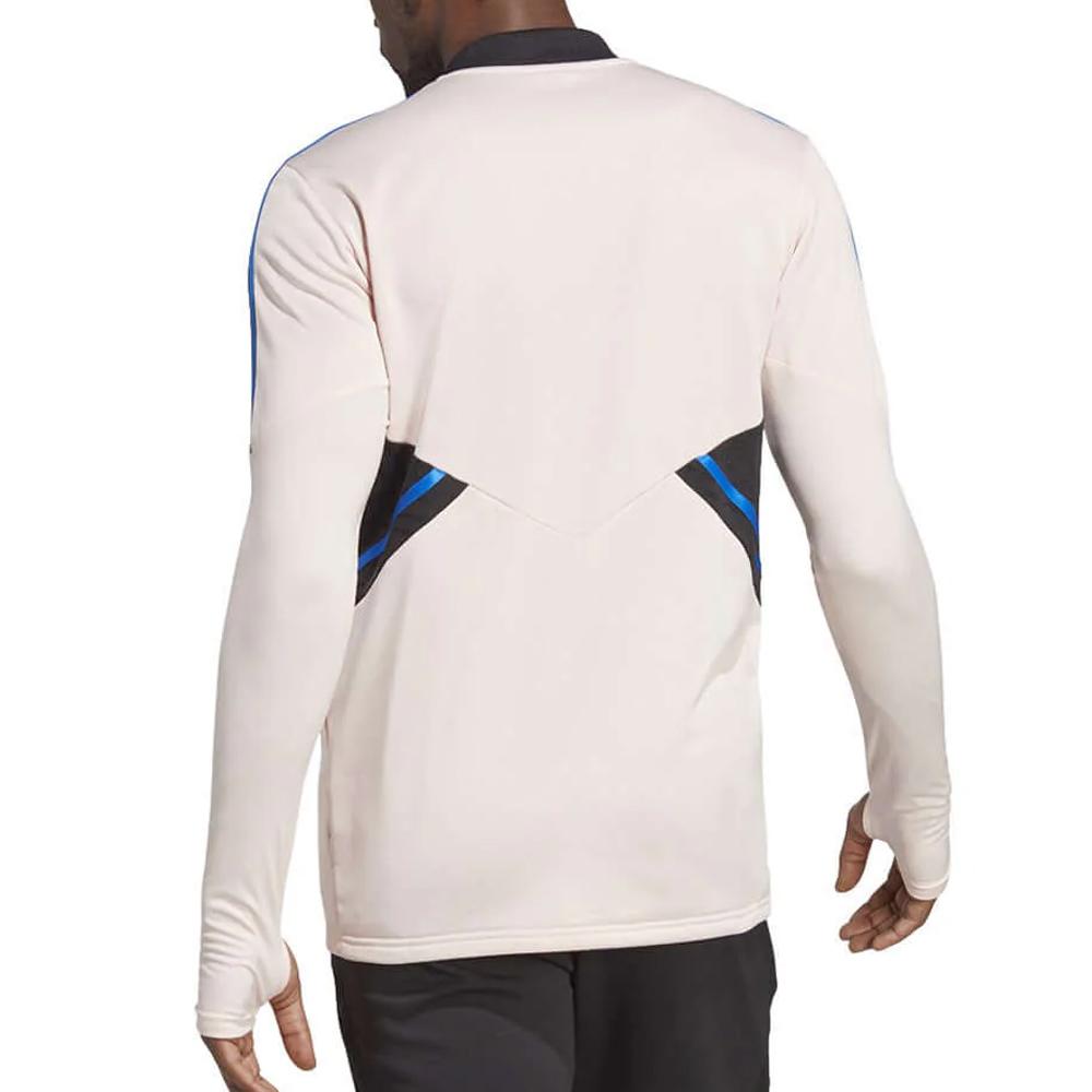 Manchester United Sweat Training Rose Homme Adidas 22/23 vue 2