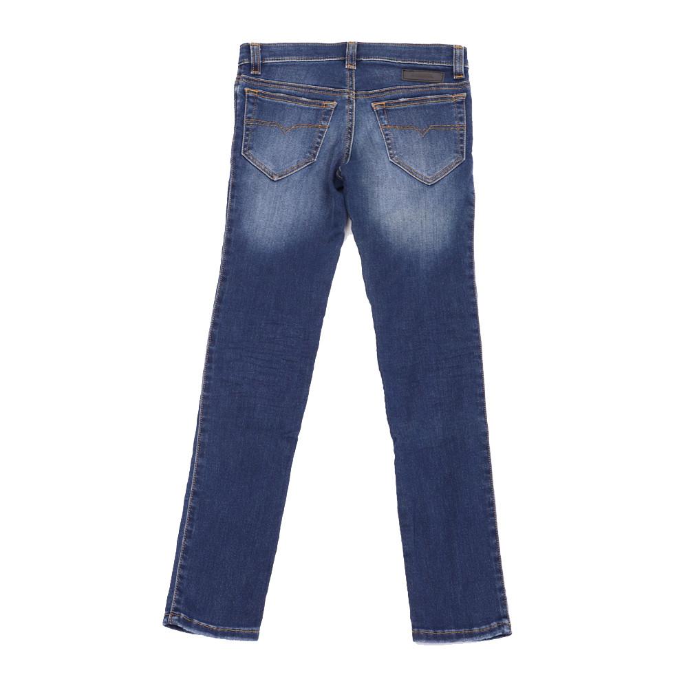 Jean Skinny Bleu Fille Diesel Skinzee vue 2