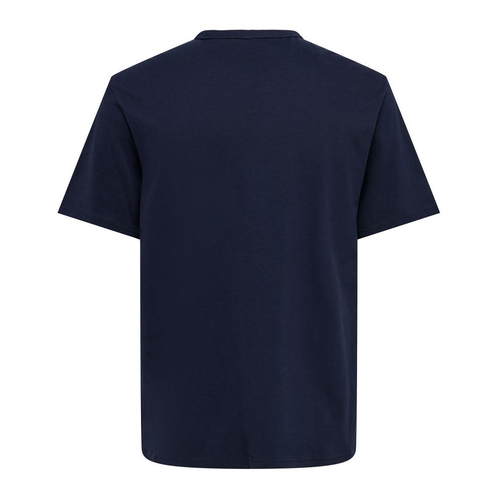 T-shirt Marine Homme Only & Sons Smart Life vue 2