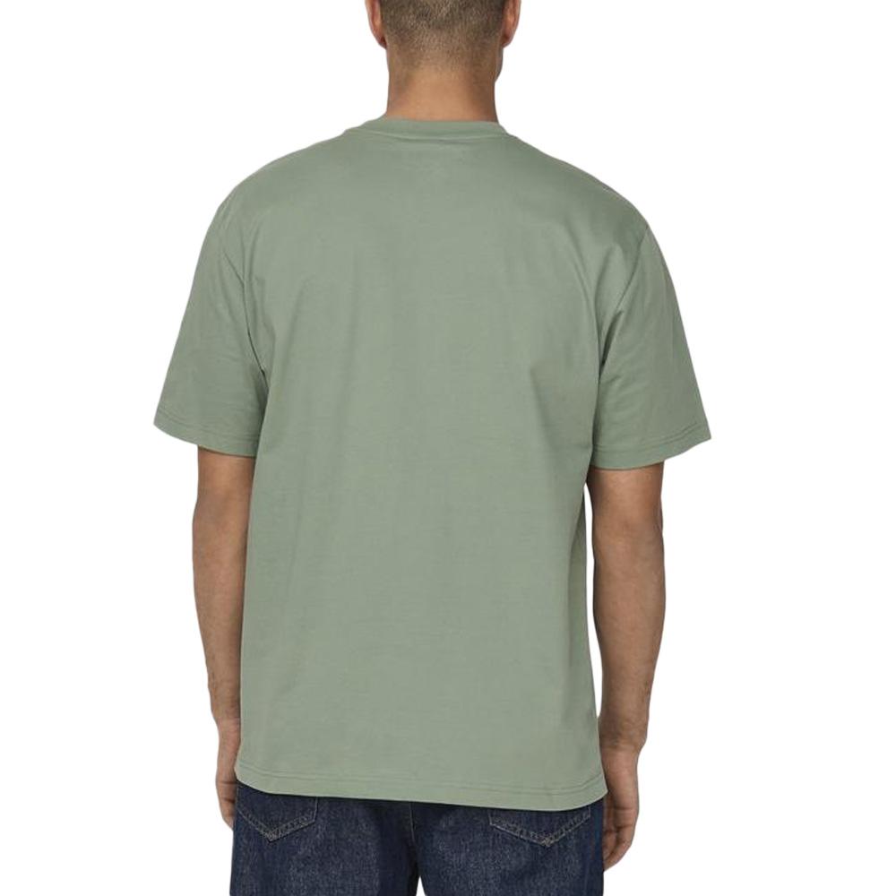 T-shirt Vert Pale Homme Only & Sons Onsfred Life vue 2