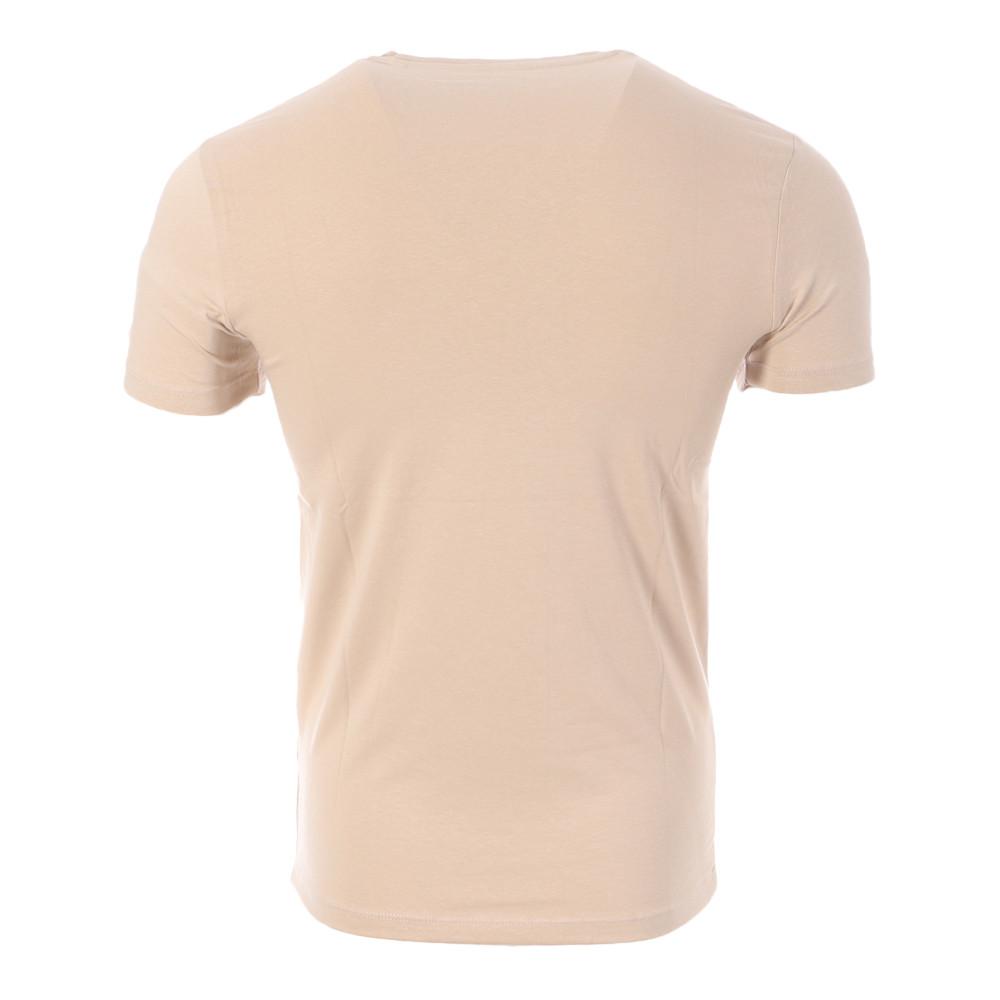 T-shirt Beige Marron Pepe Jeans Jack vue 2