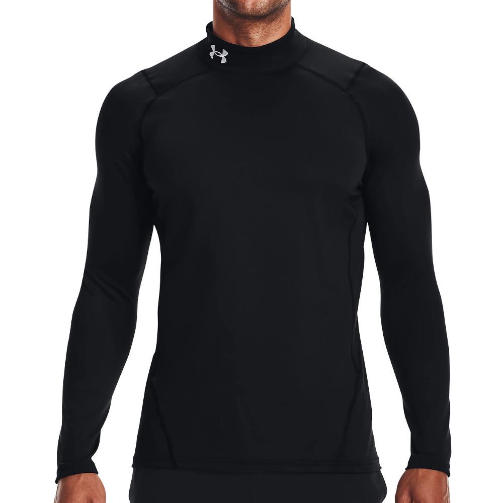 Maillot de sport Noir Homme Under Armour Fitted Mock pas cher