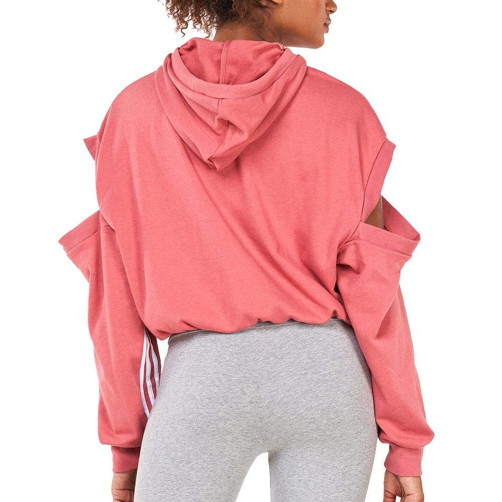 Sweat à Capuche Rose Femme Adidas HK2570 vue 2