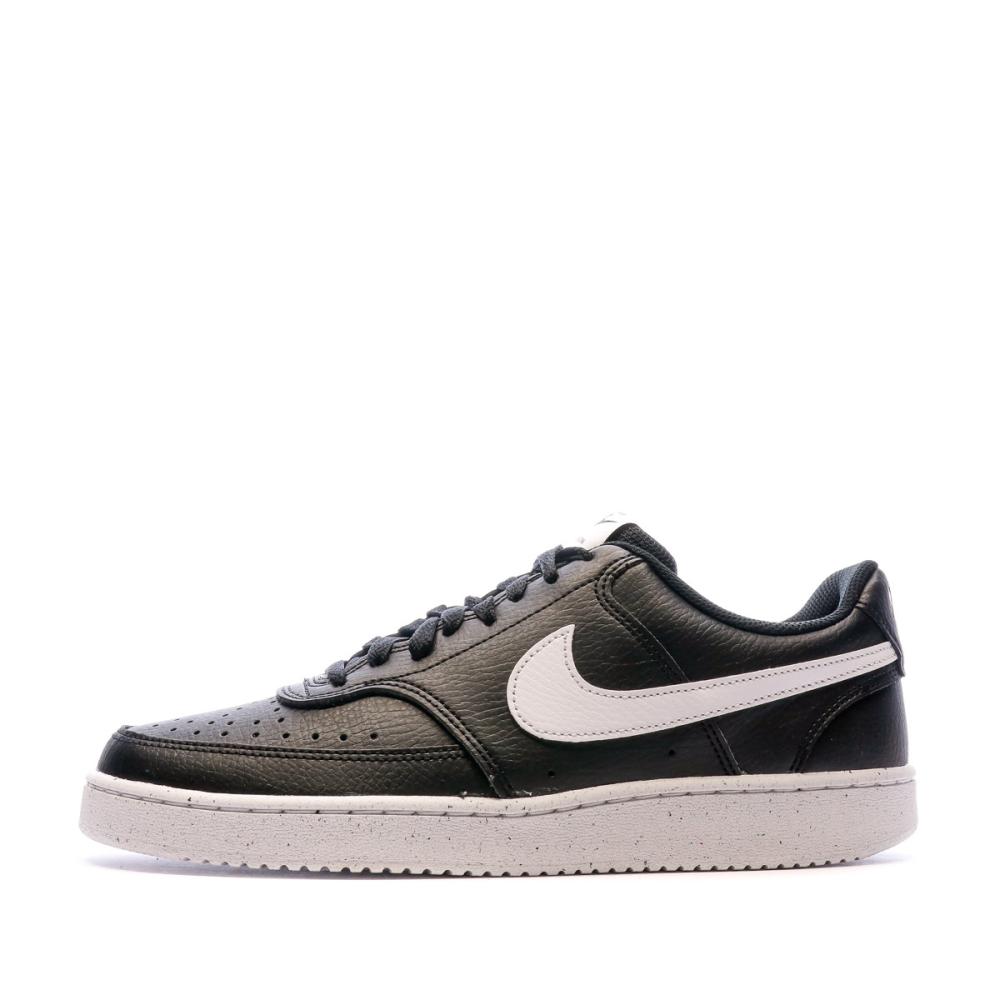 Baskets Noir/Blanc Homme Nike Court Vision Low pas cher