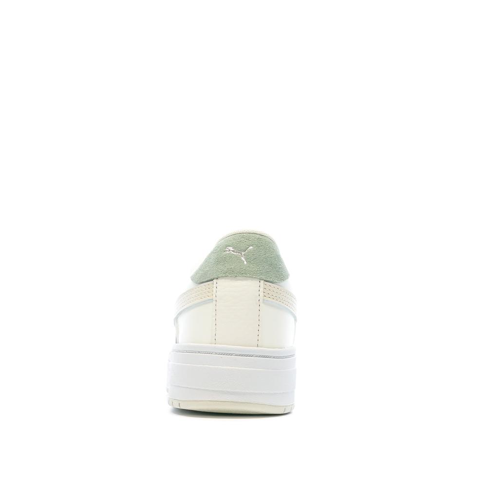 Baskets Blanche/Ecru/Vert Femme Puma 394749-01 vue 3