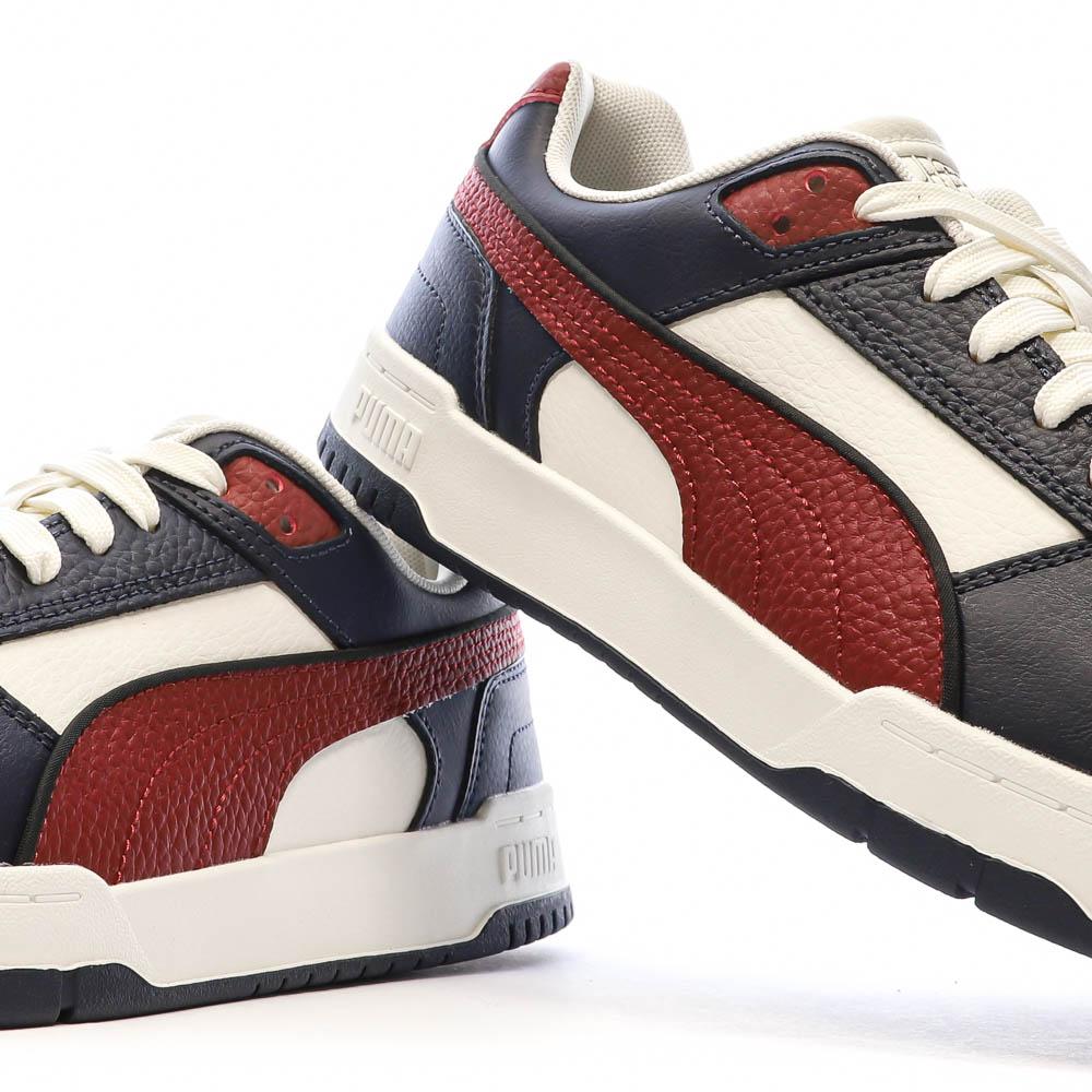 Baskets Noires/Blanches/Rouges Homme Puma Rbd vue 7