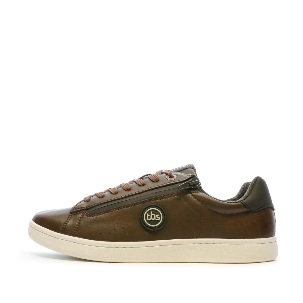 Baskets Cognac Homme TBS Aucklay pas cher