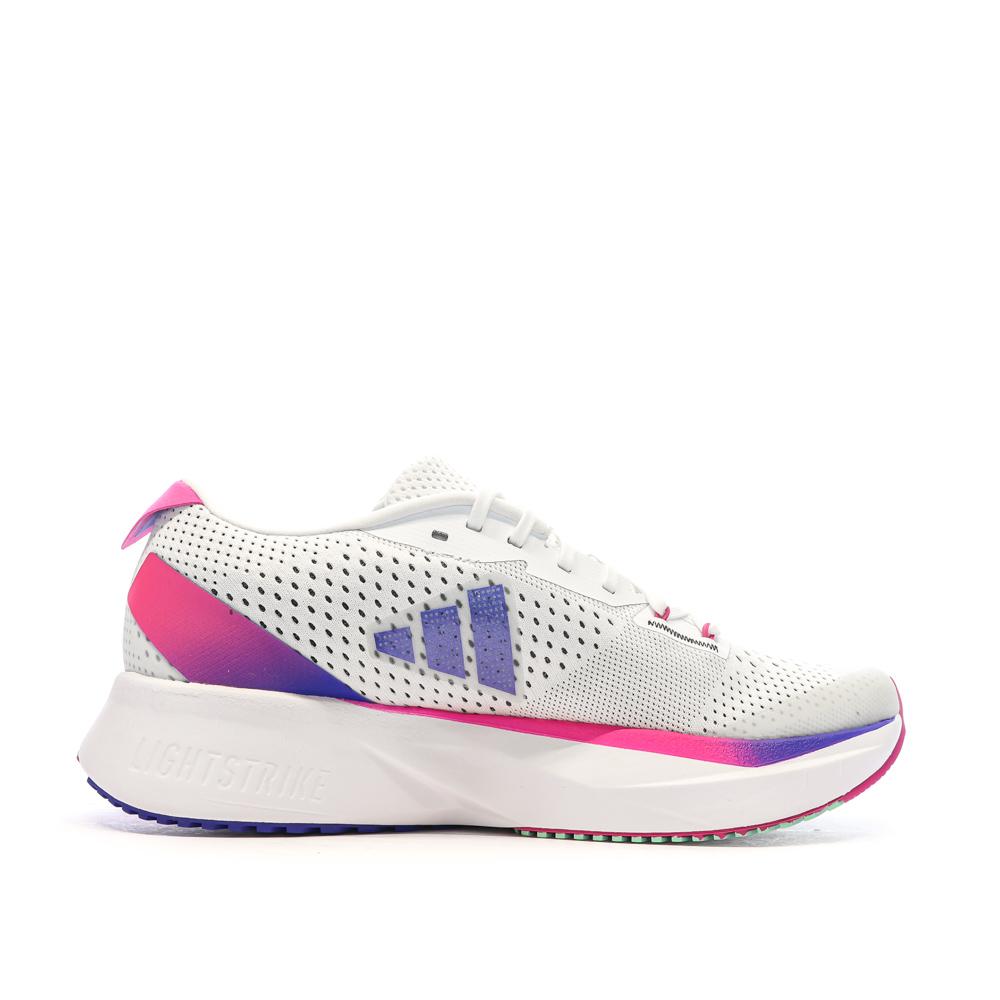 Chaussures de running Blanches Homme Adidas Adizero vue 2