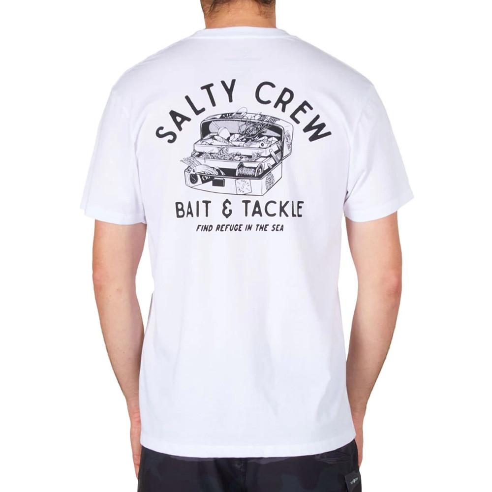 T-shirt Blanc Homme Salty Crew Tackle Box vue 2