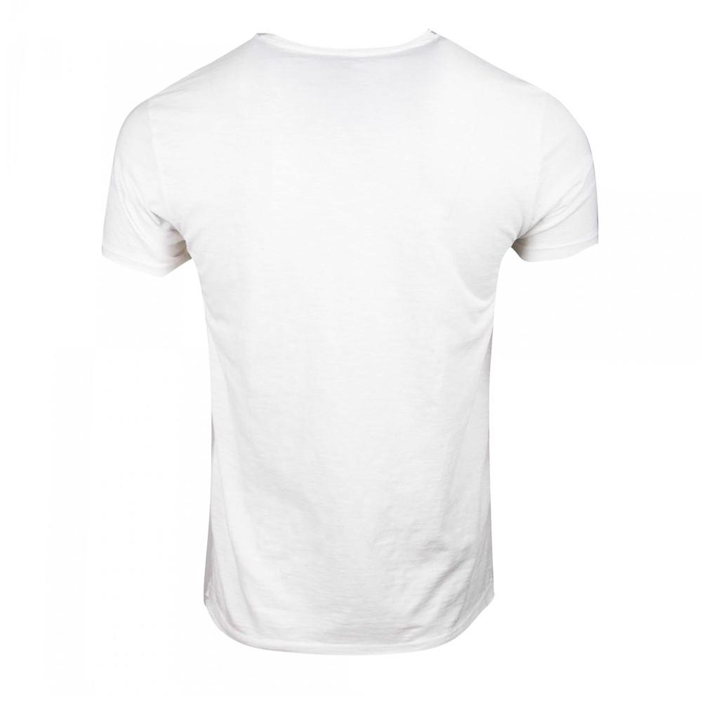 T-shirt Blanc Homme La Maison Blaggio Mattew vue 2