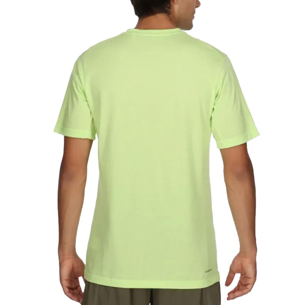 T-shirt Vert Homme Adidas Trail Essentials vue 2