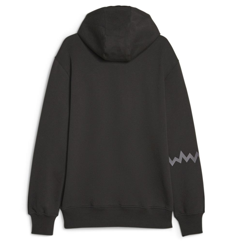 Sweat Noir Homme Puma Hoops Team Hoodie vue 2