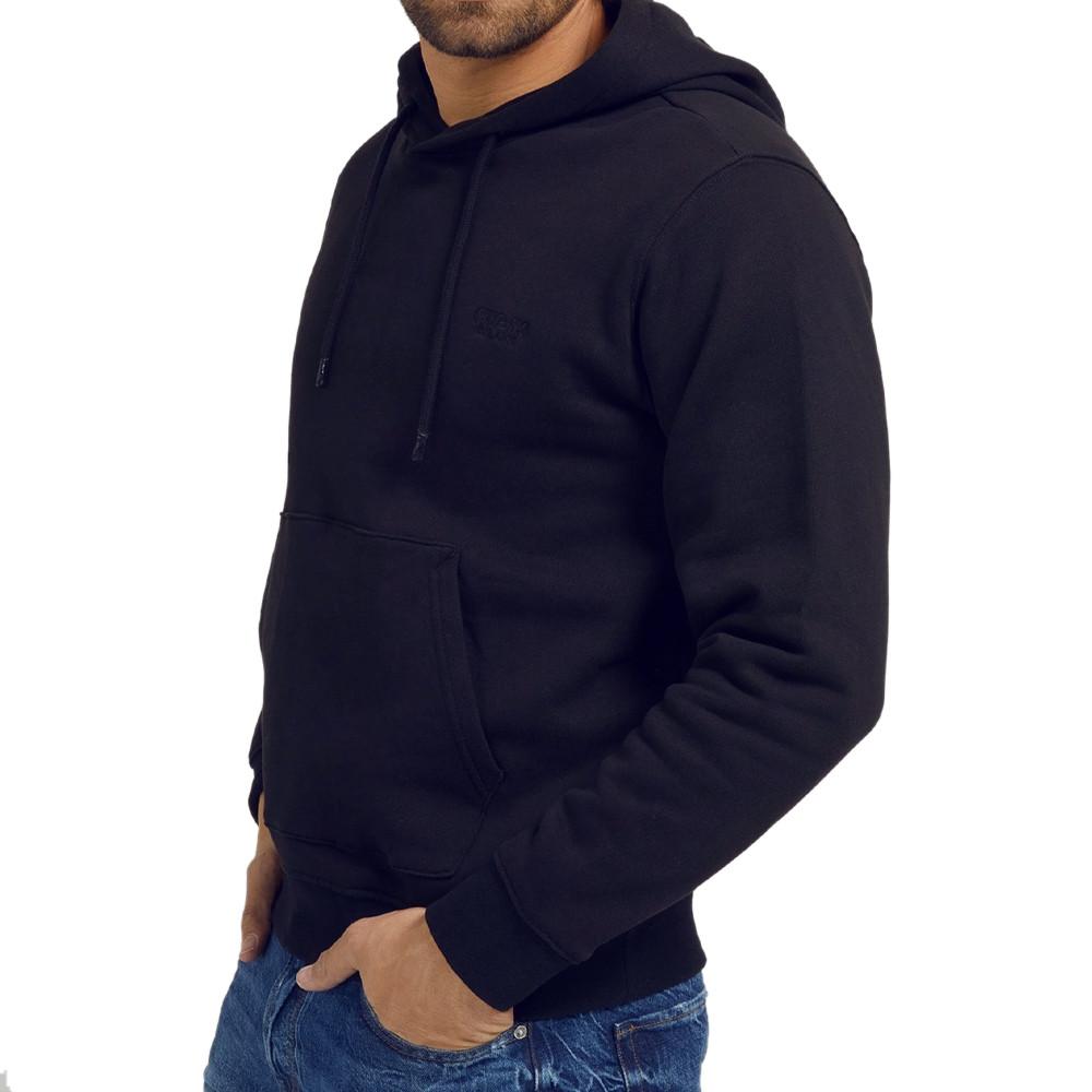 Sweat à capuche Marine Homme Guess Ander pas cher