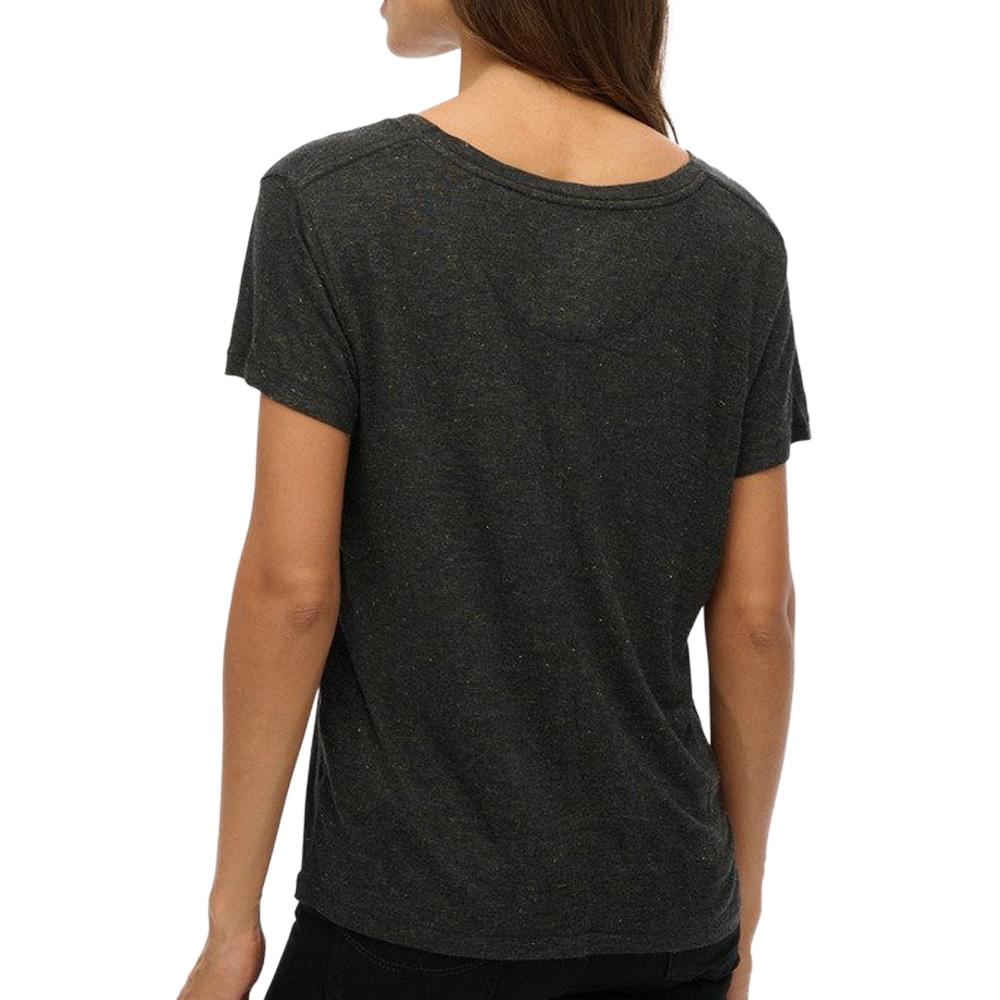 T-Shirt Gris Foncé Femme Superdry Studioss vue 2