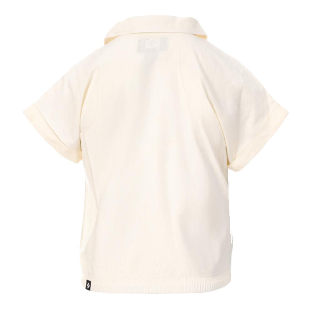 Girl's white polo shirt Converse Pocket Photo of the Espace des Marques %store% store - view of %key%