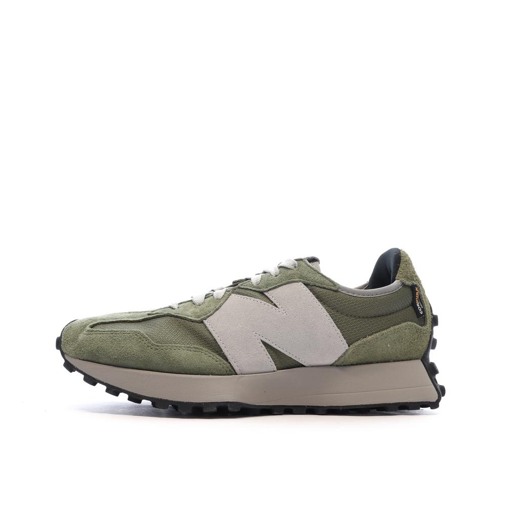 New Balance 327 Baskets Kakis Homme pas cher