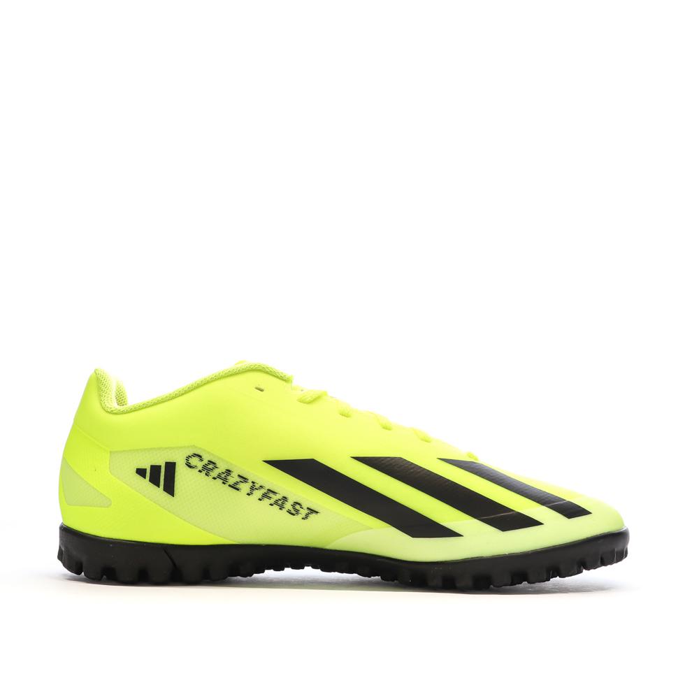 Chaussures de foot Jaunes Homme Adidas X Crazyfast Club TF vue 2