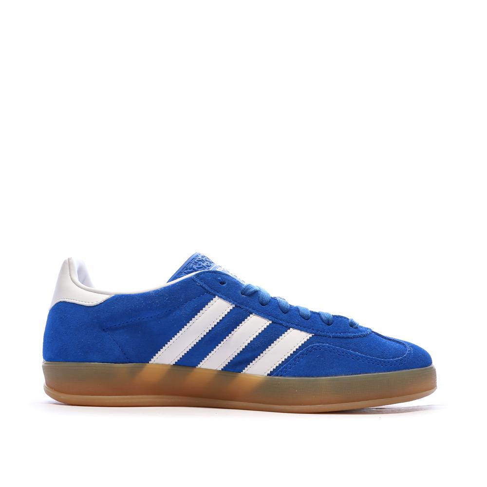 Gazelle Baskets Bleue Homme Adidas vue 2