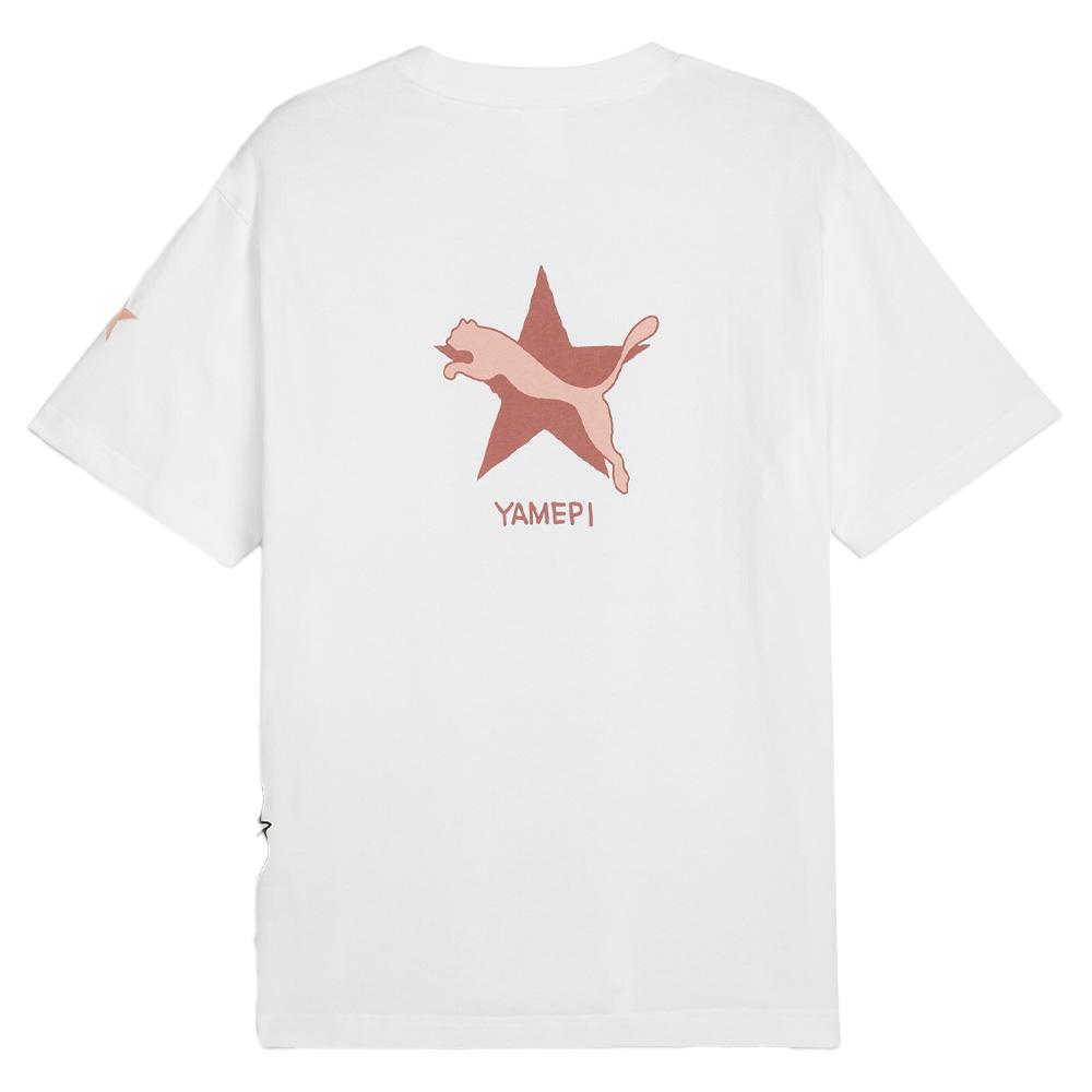 T-shirt Blanc Homme Puma X Yamepi vue 2