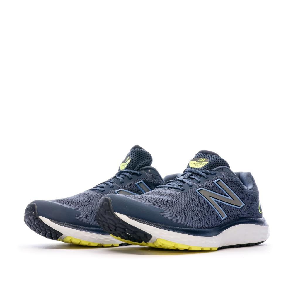 Chaussures de running Bleues Homme New Balance Fresh Foam 680v7 vue 6