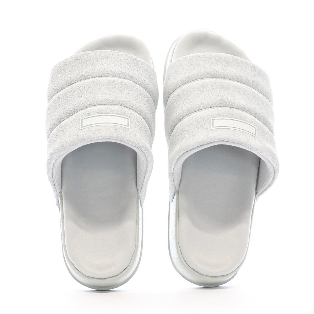 Claquettes Grises Femme Adidas Adilette Essential vue 3
